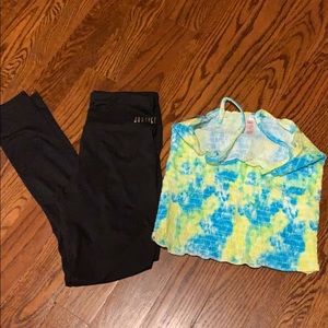 *DONATED*NOT FOR SALE*Justice tank shirt/leggings